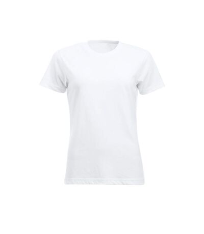Womens/ladies New Classic T-shirt White Clique
