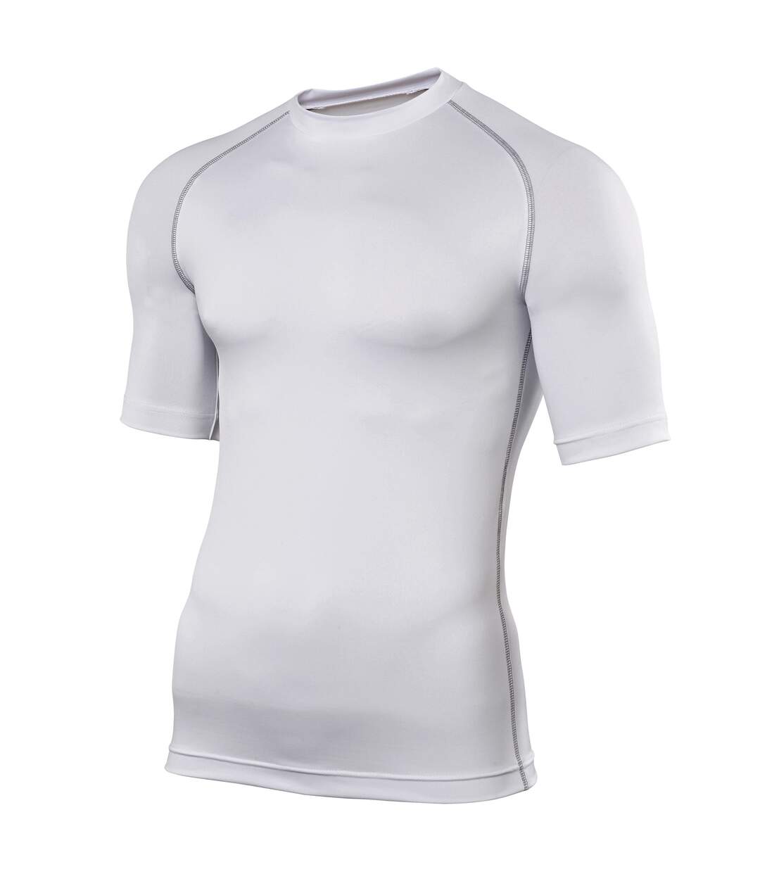 Base layer sport à manches courtes homme blanc Rhino