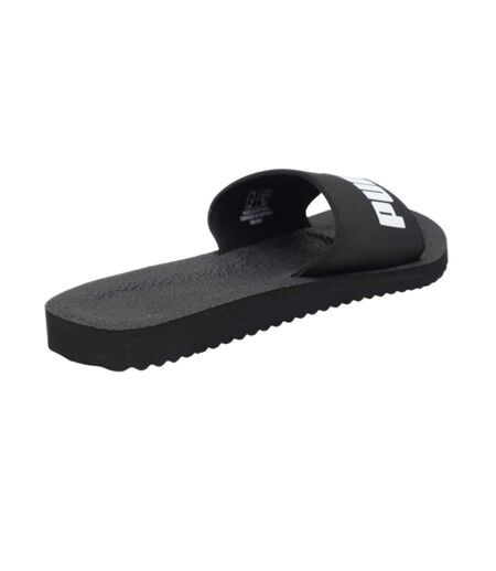 Mens Purecat Sliders Black Puma