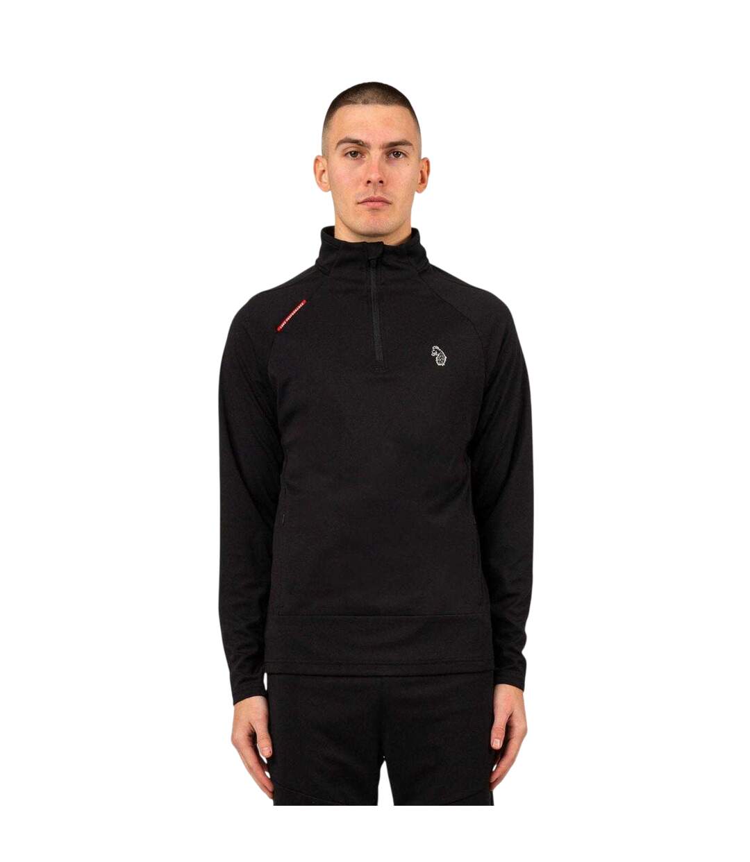 Sweat Motif/style Par Dessus La Tête Homme Noir Luke-4