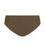 Womens/ladies Classic Plain Swim Briefs Mocha Commando-2