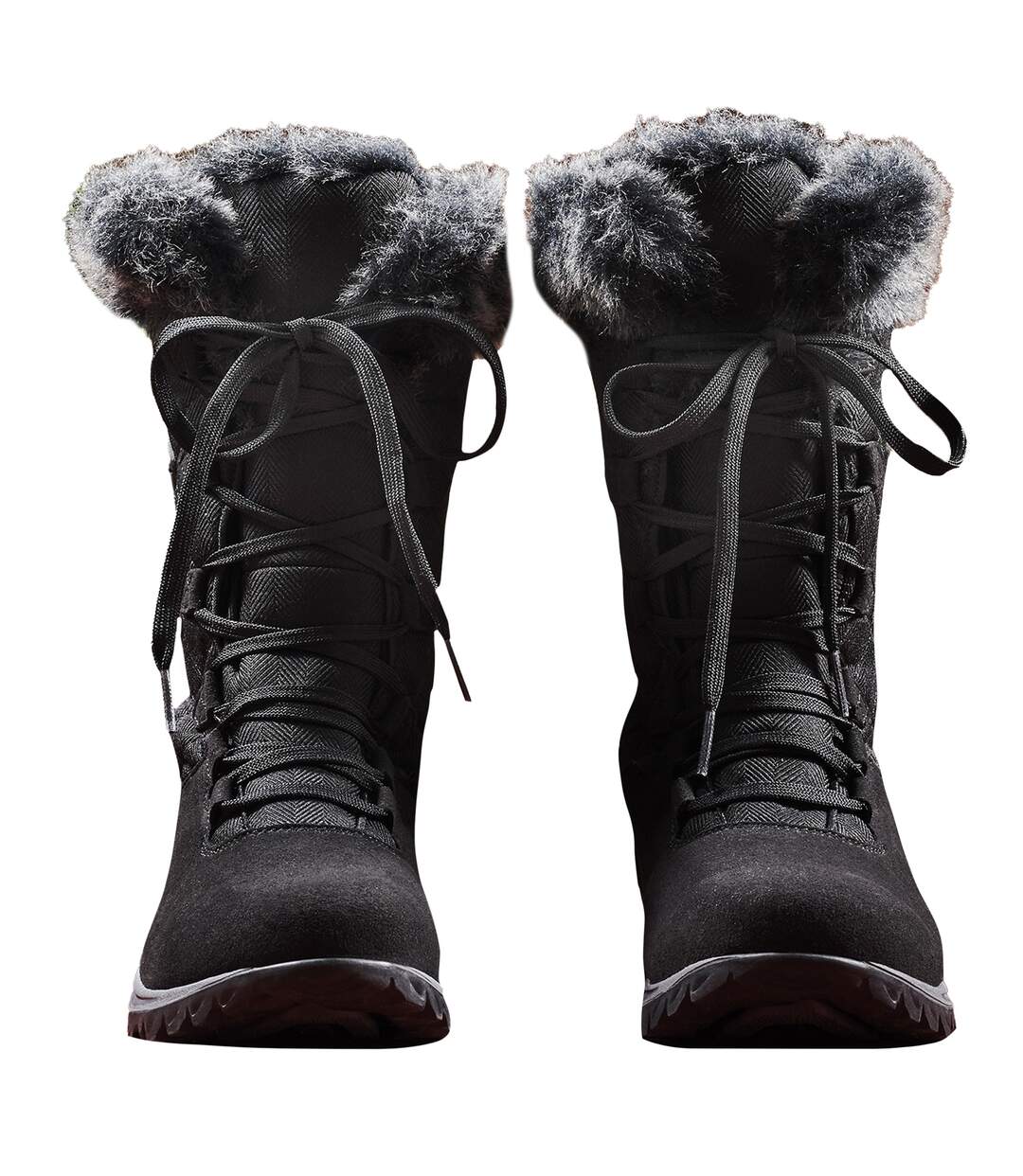 Bottes Newley Femme Noir Gris Regatta-3