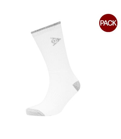 Pack of 3  Mens killerton sports socks  white Dunlop