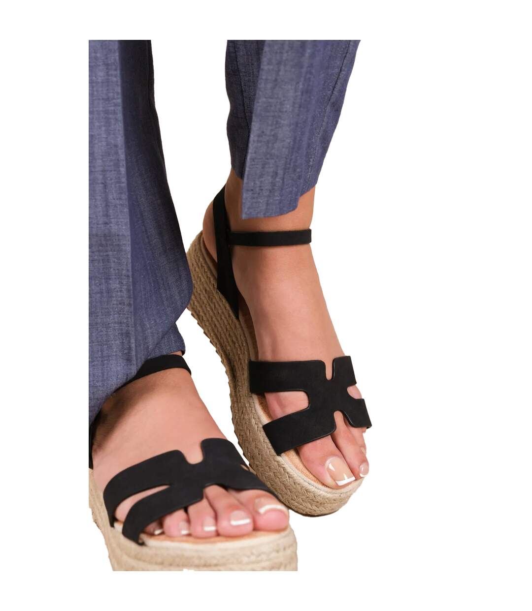 Espadrilles London Femme Noir Where´s That From-3