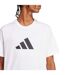T-shirt Style 3 Rayures Homme Blanc Adidas-4