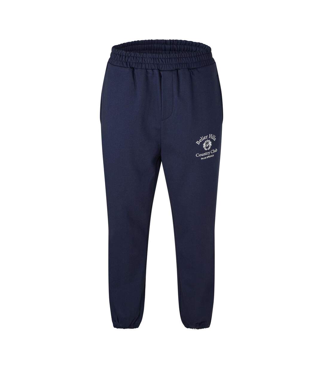 Pantalon De Jogging Motif/style Logo Country Club Homme Bleu Marine Belier-1