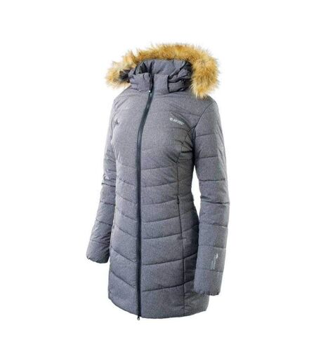 Manteau Motif/style Matelassé Gveni Femme Graphite Hi-Tec