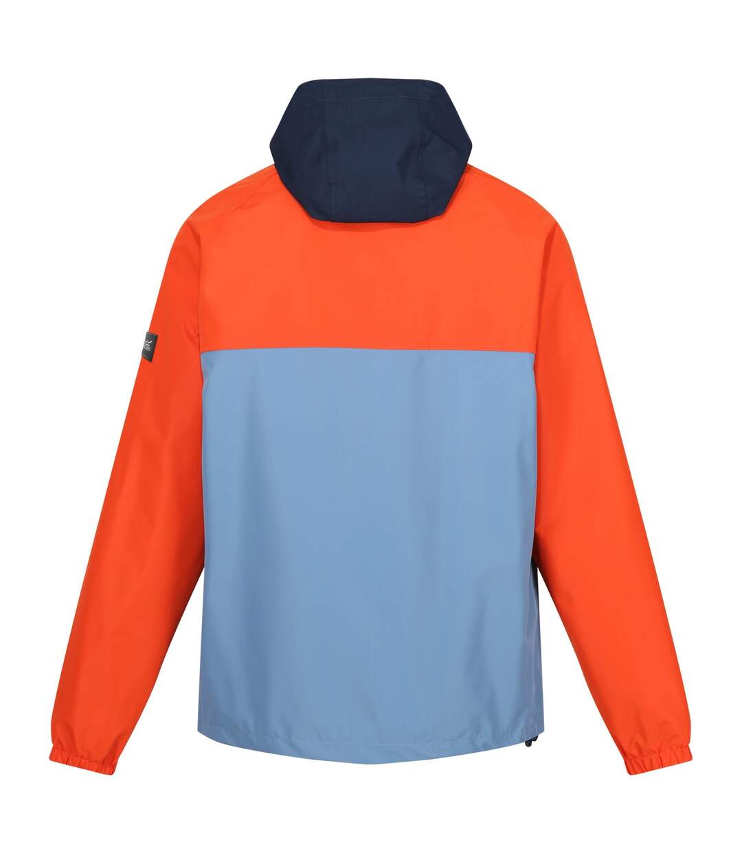 Mens Belcastel Waterproof Jacket Rusty Orange Coronet Blue Navy Regatta-2