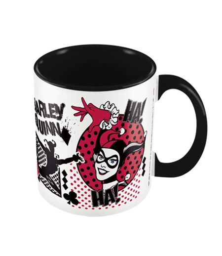 Harley Quinn - Mug AM CRAZY FOR YOU (Noir / Blanc / Rouge) (Taille unique) - UTPM2297