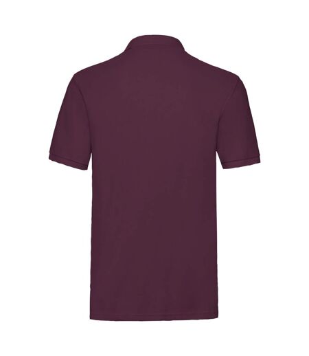 Polo Premium Adulte Bordeaux Fruit Of The Loom