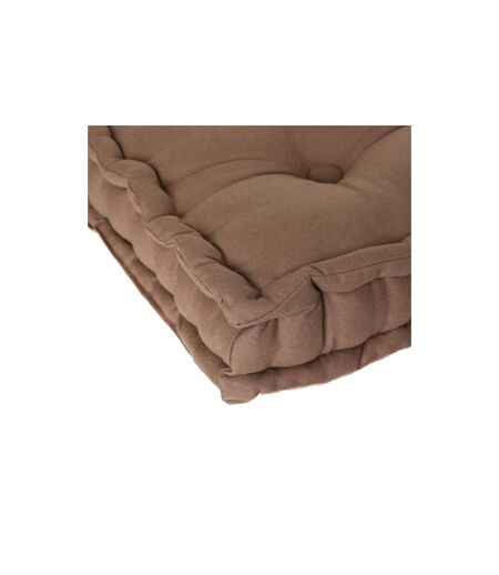 Coussin de Sol Dorian 40x40cm Taupe