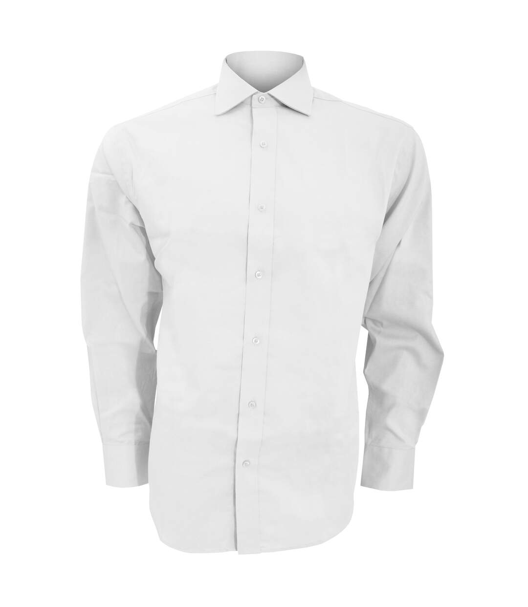 Chemise à manches longues homme blanc Kustom Kit-1