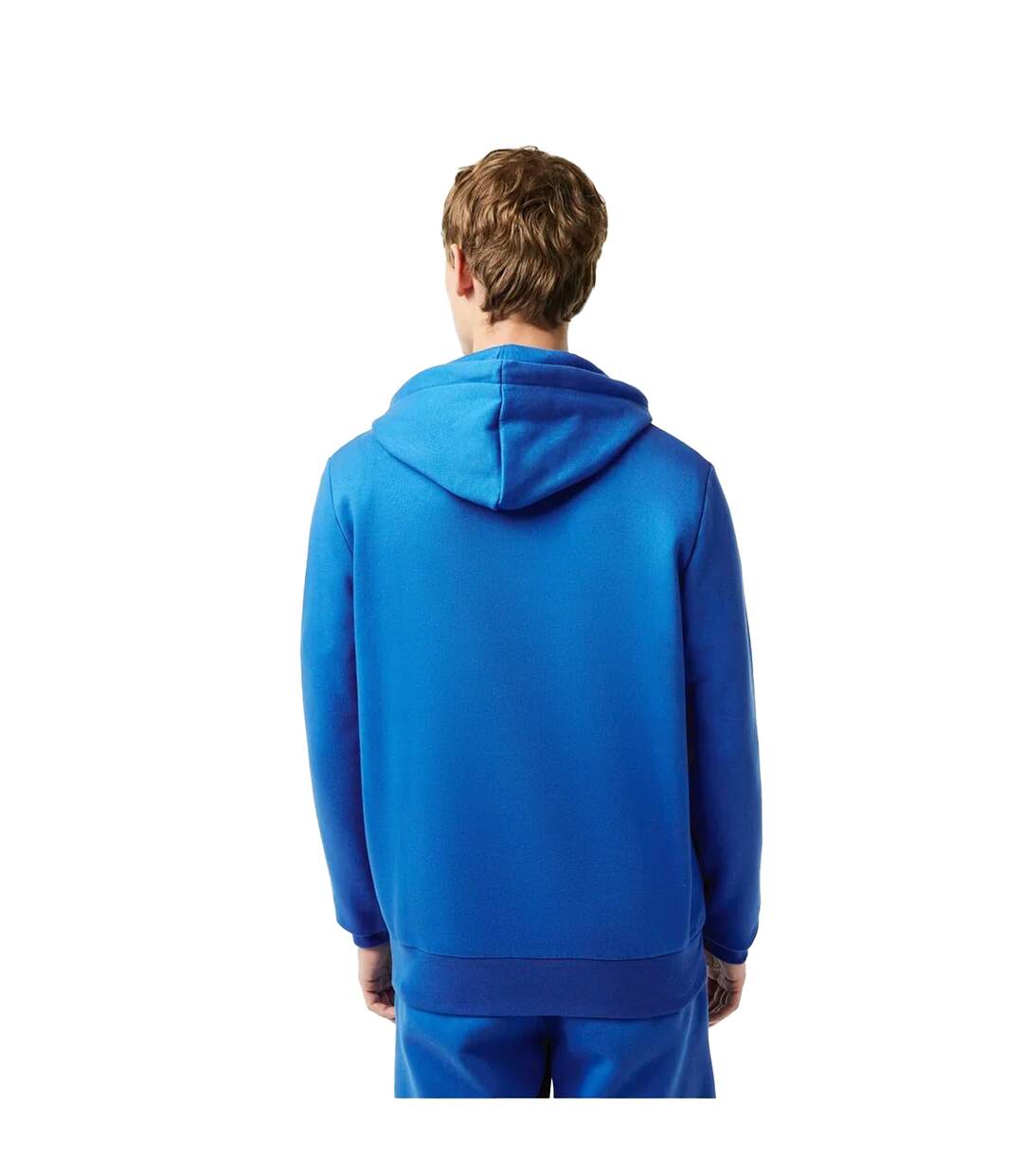 Mens Full Zip Hoodie Blue Lacoste-3