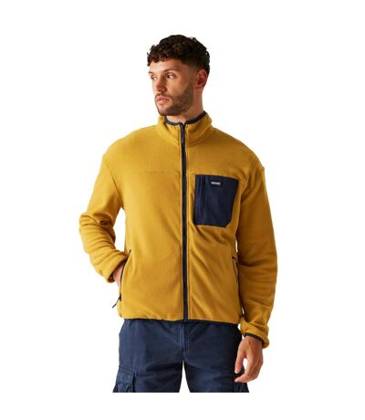 Veste Polaire Frankie Homme Moutarde Bleu Marine Regatta