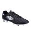 Umbro Mens Speciali Liga Leather Soccer Cleats (Black/White) - UTFS9092