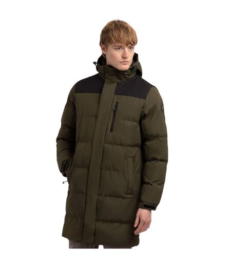 Mens Clipster Padded Jacket Dark Vine Trespass