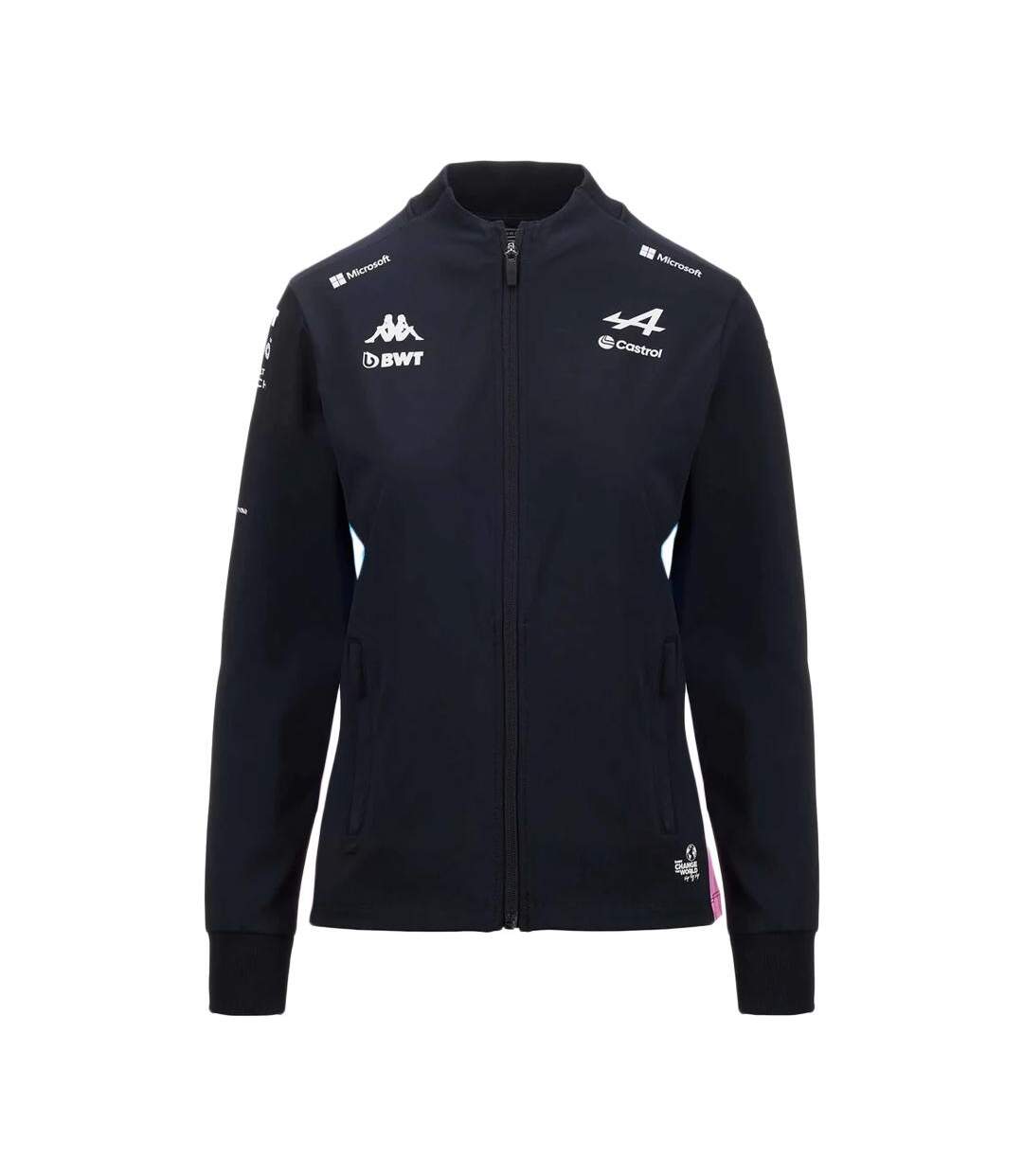 Veste noire/turquoise homme kappa adrisend alpine endurance - xxl-1