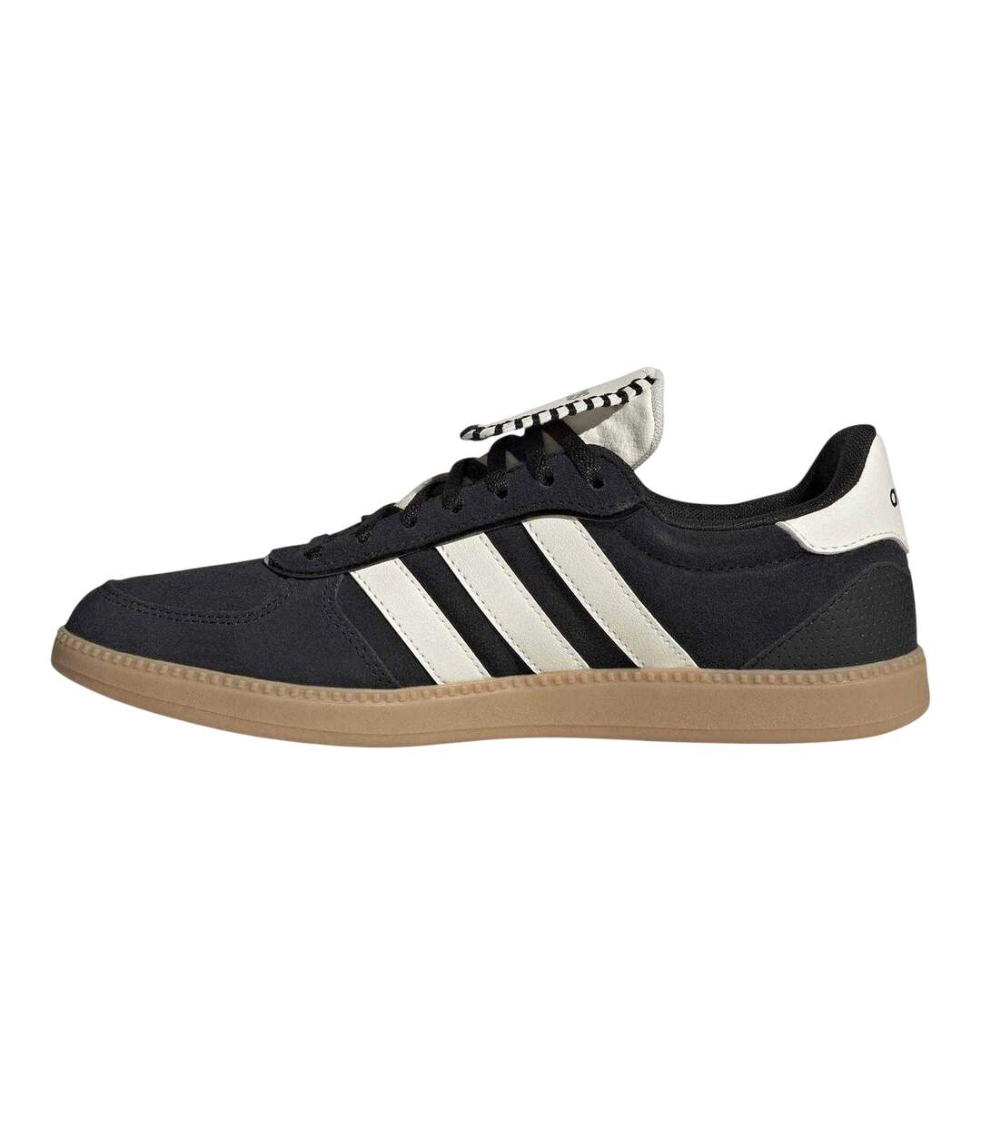 Baskets Motif/style 3 Rayures Femme Noir Blanc Marron Pâle Adidas-3