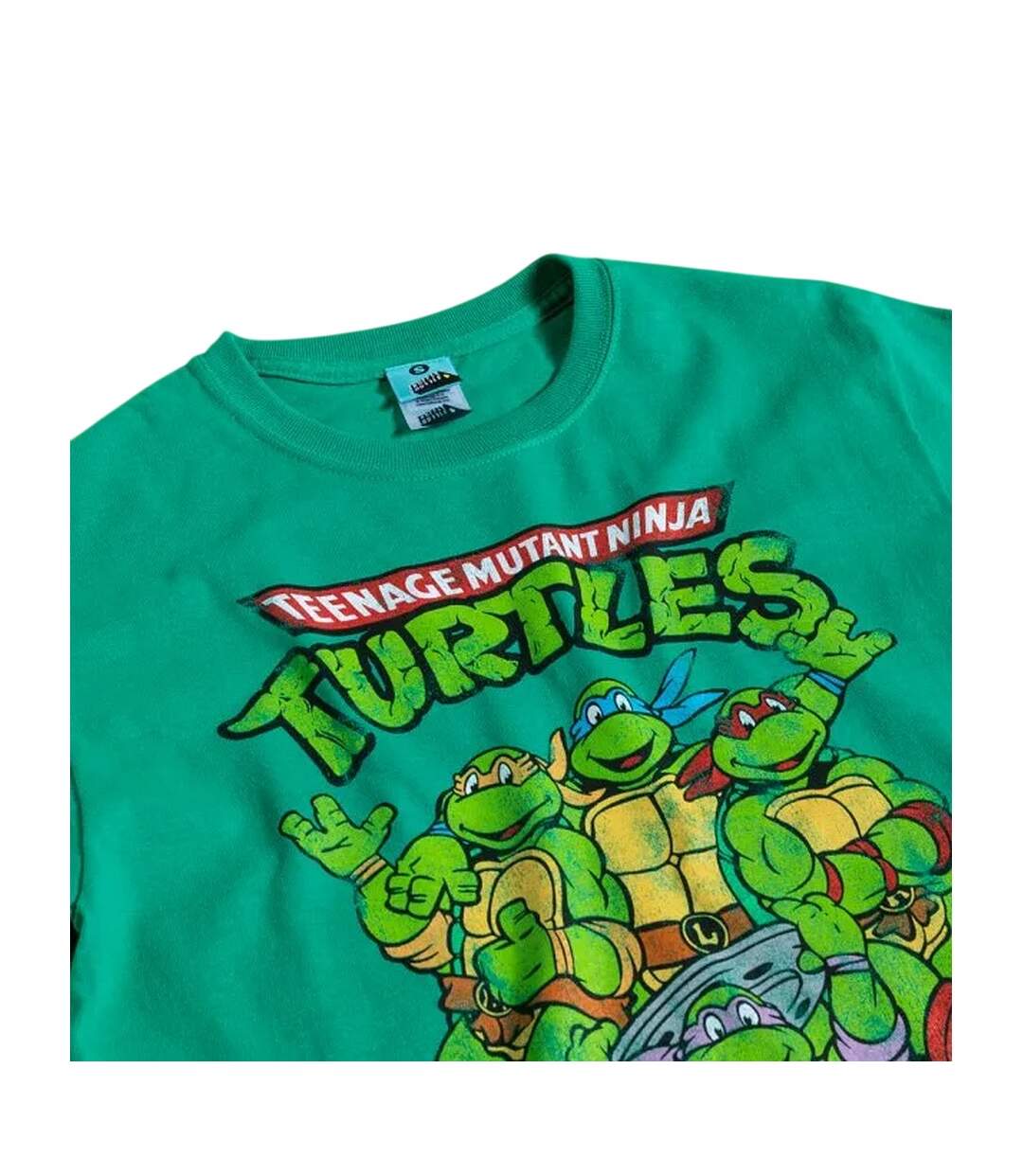 T-shirt Classic Adulte Vert Teenage Mutant Ninja Turtles-2