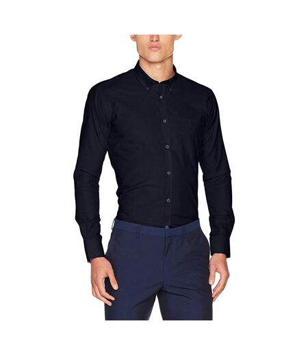 Chemise De Travail Homme Bleu Marine Kustom Kit