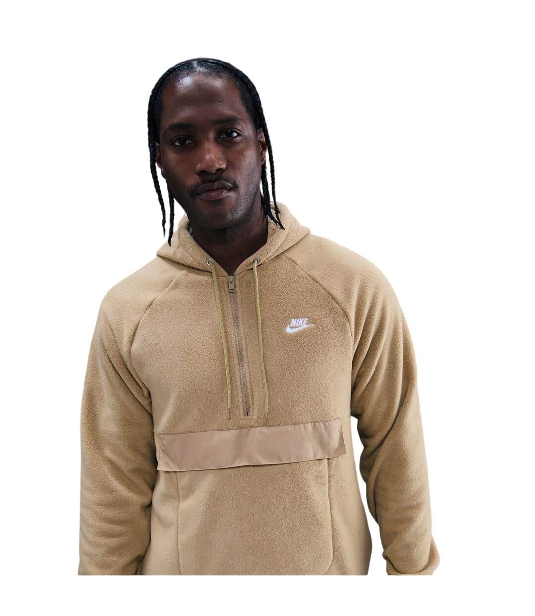 Sweat Manches Raglan Club Homme Beige Nike-3