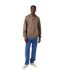 Mens Cotton Blend Pullover Hoodie Medium Grey Hugo-1