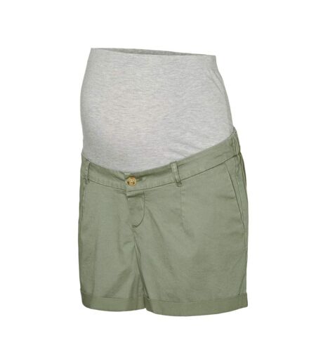 Short de grossesse vert femme vero moda maternity 20016767