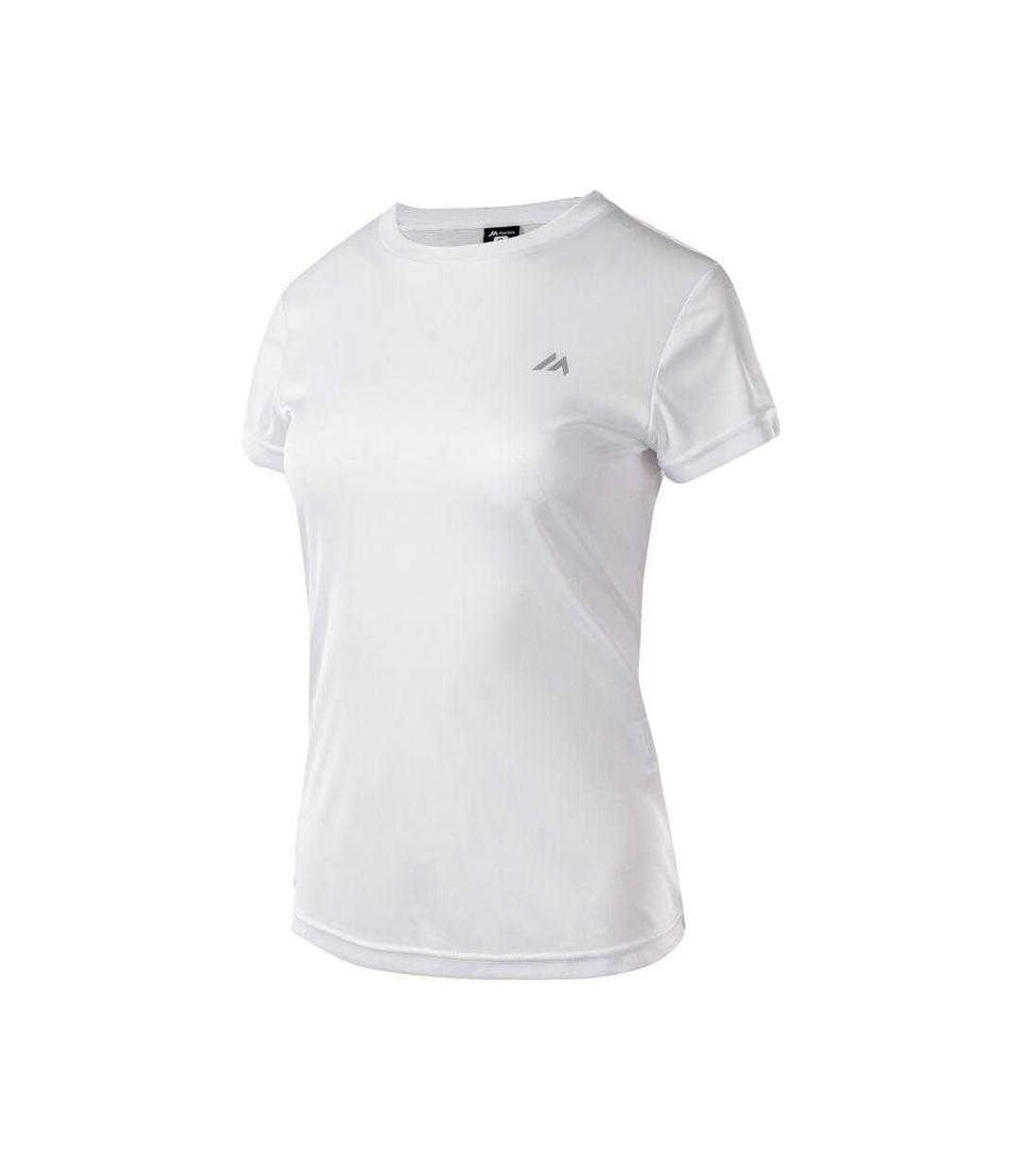 Womens/ladies Bisic T-shirt White Martes-3
