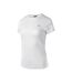 Womens/ladies Bisic T-shirt White Martes-3