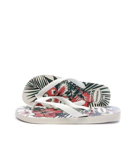 Tongs Blanche Homme Havaianas Aloha - 43/44