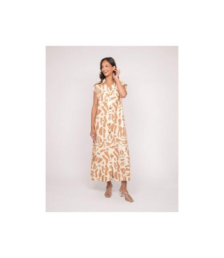 Robe boutonnée longue sans manches ISALINE - Dona X Lisa
