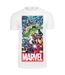 Mens Allstars Team Avengers T-shirt Blanc MerchCode-1