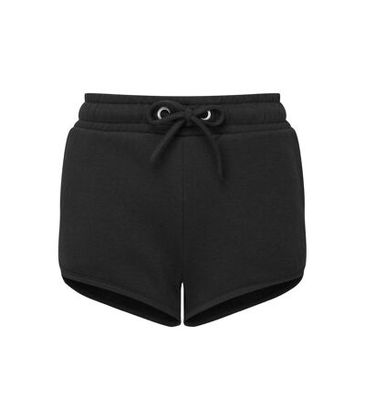 TriDri Womens/Ladies Recycled Retro Sweat Shorts (Black) - UTRW9213