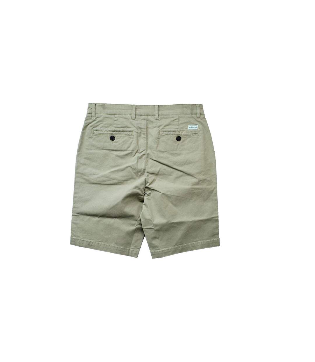 Mens Plain Chino Shorts Khaki Jack Wills-1