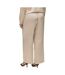 Pantalon fluide beige femme vero moda alida-2