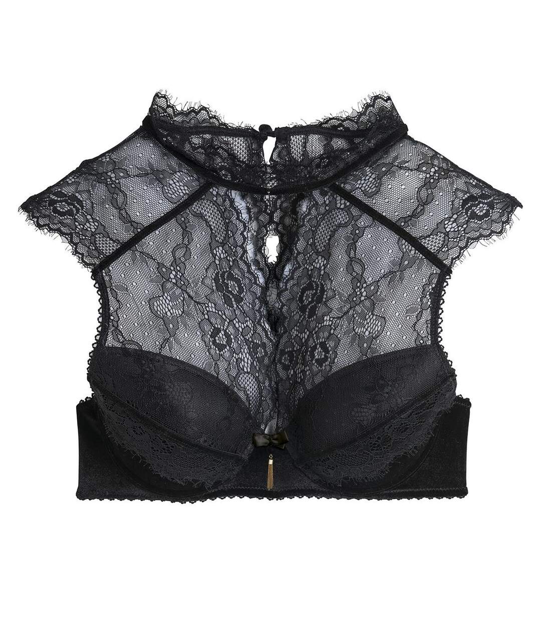 Soutien-gorge ampliforme coque moulée noir Magique