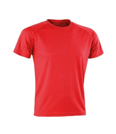 T-shirt impact aircool homme rouge Spiro Spiro