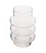 Vase Design en Verre Clotilde 20cm Transparent-1
