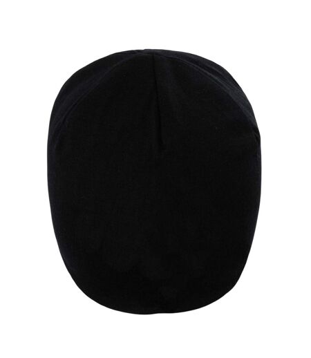 Unisex Adult Merino Wool Beanie Black Nevica