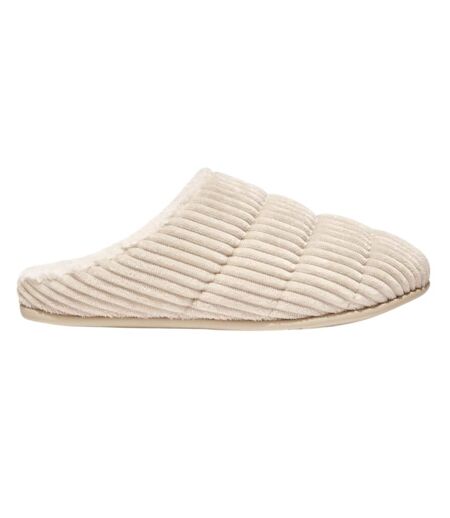 Chaussons chrissie femme blanc cassé FitFlop