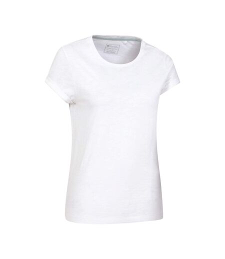 T-shirt Bude Femme Blanc Mountain Warehouse