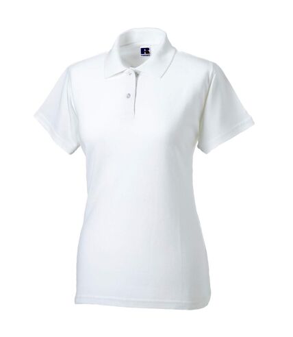 Russell - Polo 100% coton à manches courtes - Femme (Blanc) - UTRW3279
