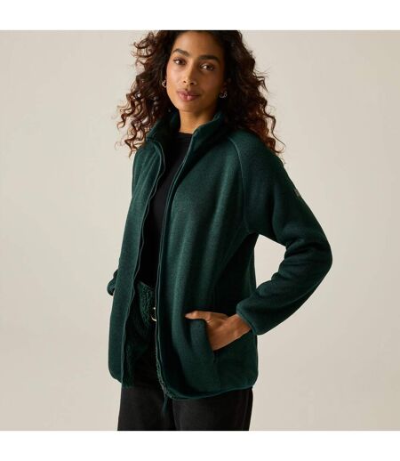Veste Polaire Unie Col Montant Mellrey Femme Vert Bleu Foncé Regatta
