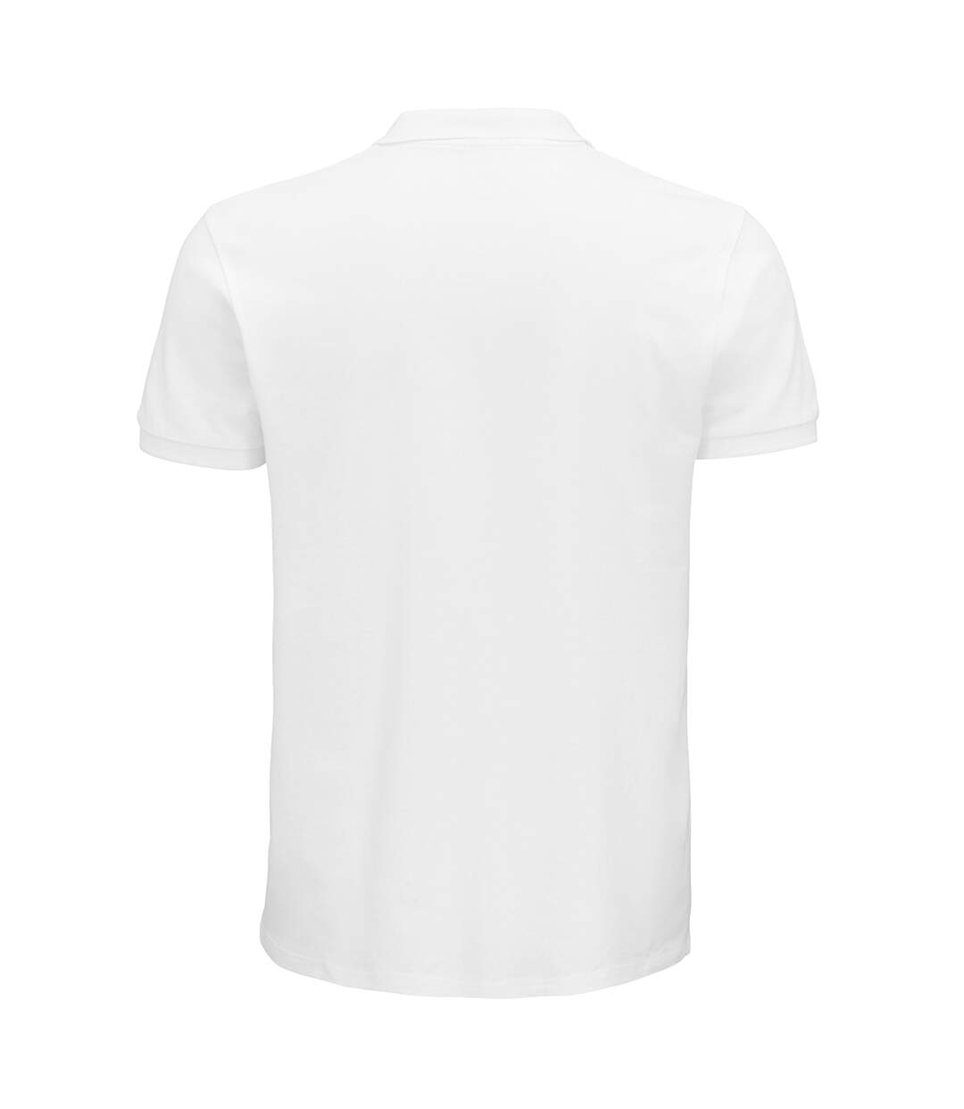 Polo planet pique homme blanc SOLS-2