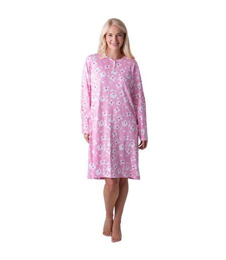 Chemise De Nuit Femme Rose Camille