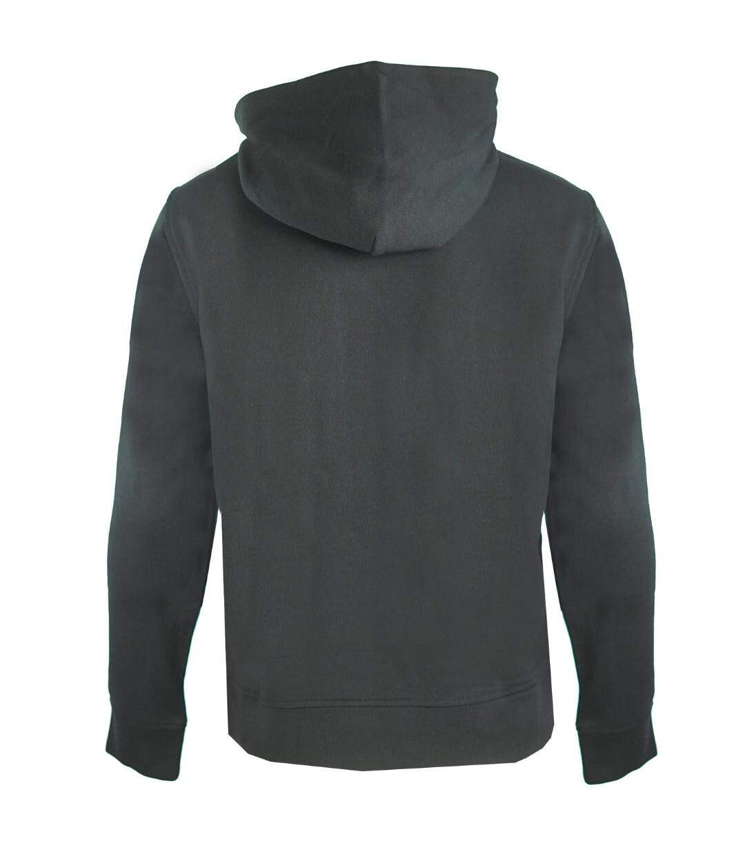 Sweat À Capuche Motif/style Aigle Homme Noir Emporio Armani-2