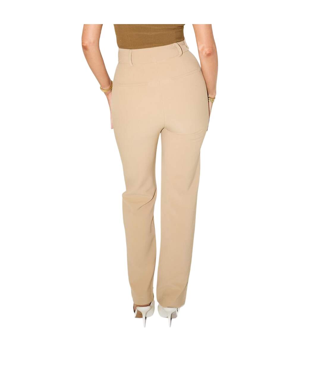 Pantalon The Ultimate Femme Marron Clair Muse-3