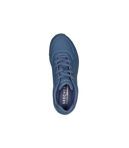Baskets Uno Stand On Air Femme Bleu Skechers
