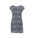 Robe courte easy femme bleu marine Vero Moda-1