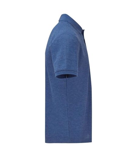 Polo Manches Courtes Homme Bleu Roi Chiné Fruit Of The Loom